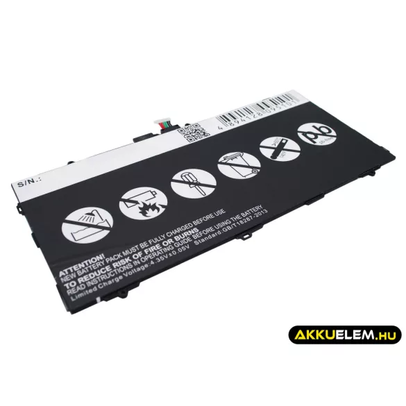 Utángyártott Samsung Tablet Li-Polymer akkumulátor 3.8V 7900mAh EB-BT800FBC, EB-BT800FBU - CameronSino