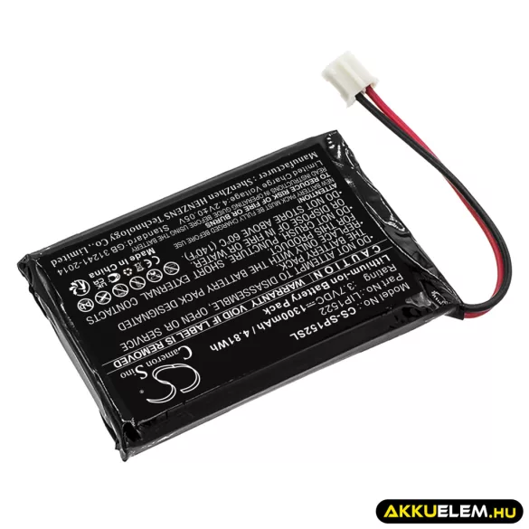 Utángyártott Sony Játékkonzol Li-ion akkumulátor 3.7V 1300mAh LIP1522 - CameronSino