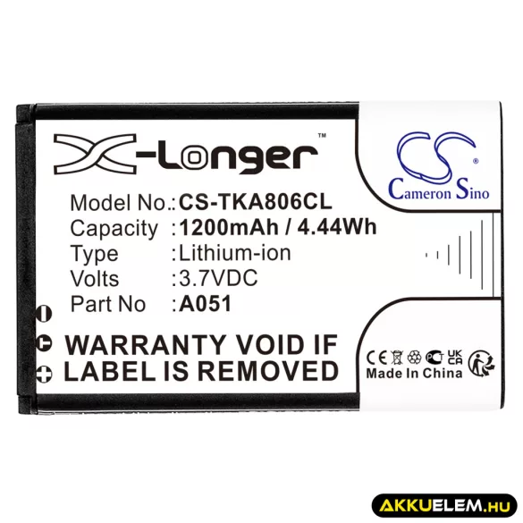 Utángyártott Poly Vezeték nélküli telefon Li-ion akkumulátor 3.7V 1200mAh  BP1709/a, 2200-86910-001 - CameronSino
