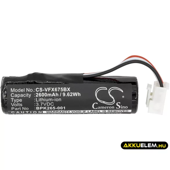 Utángyártott Aisino Fizetési terminál Li-ion akkumulátor 3.7V 2600mAh IS803 - CameronSino