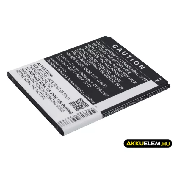 Utángyártott Wiko mobil Li-ion akkumulátor 3.7V 2000mAh Rainbow - CameronSino