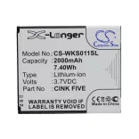 Utángyártott Micromax mobil Li-ion akkumulátor 3.7V 2000mAh - CameronSino