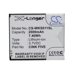   Utángyártott Micromax mobil Li-ion akkumulátor 3.7V 2000mAh - CameronSino