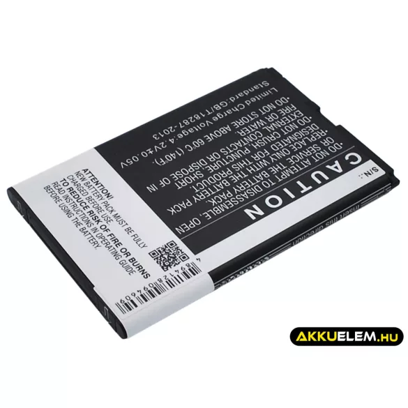 Utángyártott Wiko mobil Li-ion akkumulátor 3.7V 1400mAh OZZY - CameronSino