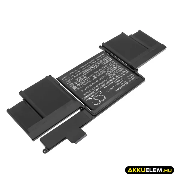 Utángyártott Apple laptop Li-Polymer akkumulátor 11.43V 6500mAh A1582, 020-00009 - CameronSino