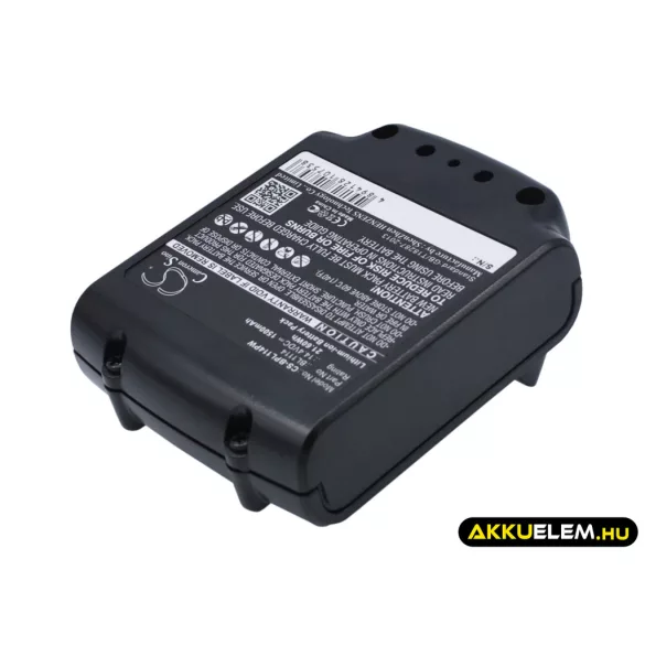 Utángyártott Black & Decker szerszámgép Li-ion akkumulátor 14.4V 1500mAh BL1114, BL1314 - CameronSino
