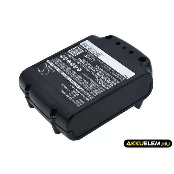 Utángyártott Black & Decker szerszámgép Li-ion akkumulátor 14.4V 2500mAh BL1114, BL1314 - CameronSino