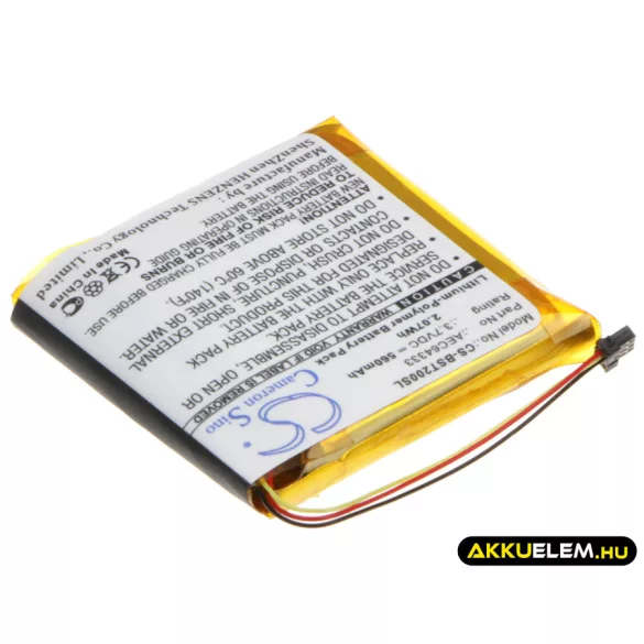 Utángyártott Beats Vezeték nélküli fejhallgató Li-Polymer akkumulátor 3.7V 560mAh AEC643333, PA-BT05 - CameronSino