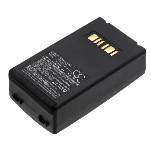 Utángyártott Datalogic Vonalkód szkenner Li-ion akkumulátor 3.7V 5200mAh 94ACC1386, BT-0016 - CameronSino