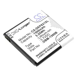   Utángyártott Doro mobil Li-ion akkumulátor 3.7V 1500mAh DBM-1500B - CameronSino