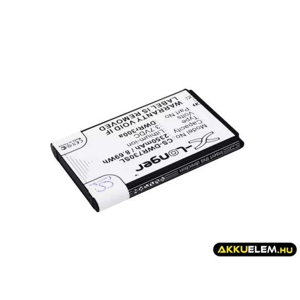Utángyártott D-Link Hotspot Li-ion akkumulátor 3.7V 2350mAh DWRr300a, 6BT-R300A-291 - CameronSino