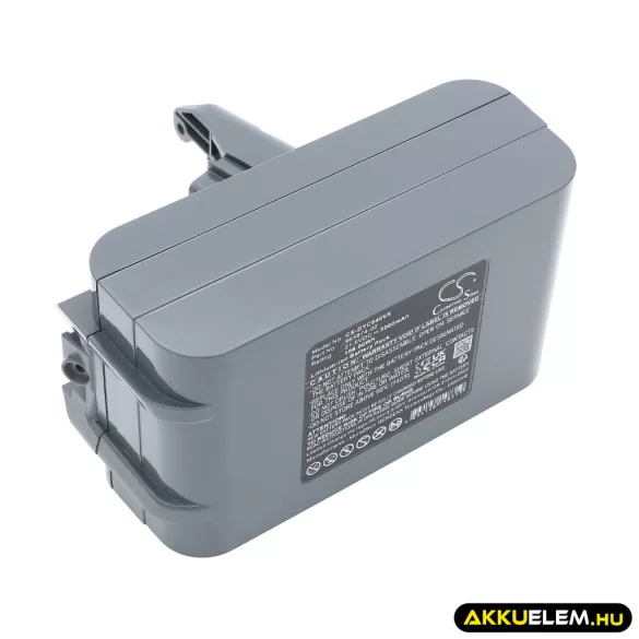 Utángyártott Dyson porszívó Li-ion akkumulátor 21.6V 5000mAh 965874-02, 205794-01/04 - CameronSino