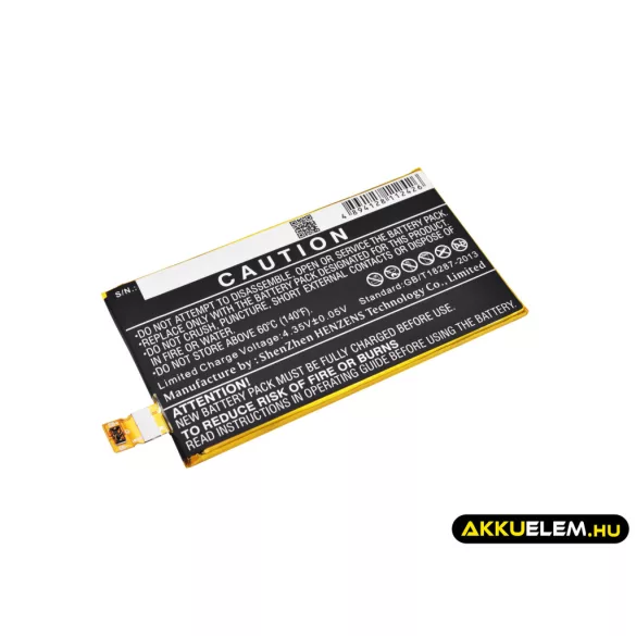 Utángyártott Sony Ericsson mobil Li-Polymer akkumulátor 3.8V 2600mAh LIS1594ERPC, 1293-8715 - CameronSino