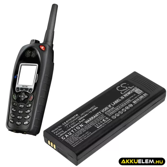 Utángyártott Cassidian adó-vevő rádió Li-ion akkumulátor 7.4V 1800mAh HR7742AAA02, HR7742AAB02 - CameronSino