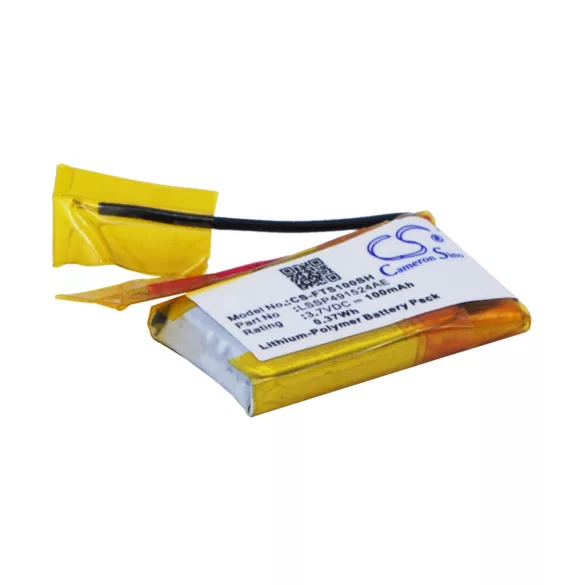 Utángyártott FitBit Okosóra Li-Polymer akkumulátor 3.7V 100mAh LSSP491524AE - CameronSino