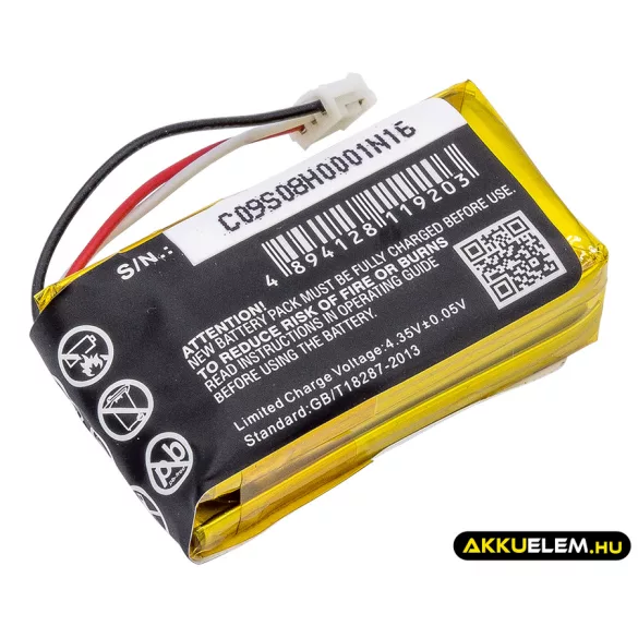 Utángyártott GoPro Kamera Li-Polymer akkumulátor 3.7V 800mAh PR-062334 - CameronSino