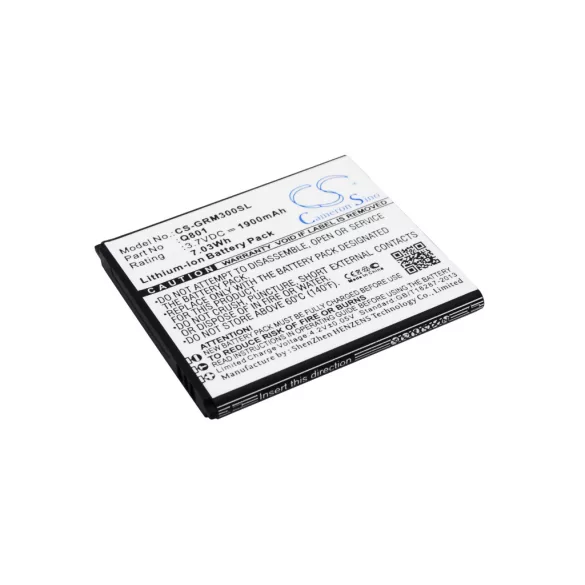 Utángyártott Green Orange mobil Li-ion akkumulátor 3.7V 1900mAh Q801 - CameronSino