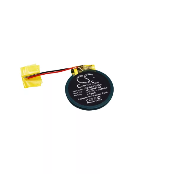 Utángyártott Garmin Okosóra Li-ion akkumulátor 3.7V 200mAh 361-00047-00, 361-00064-00 - CameronSino