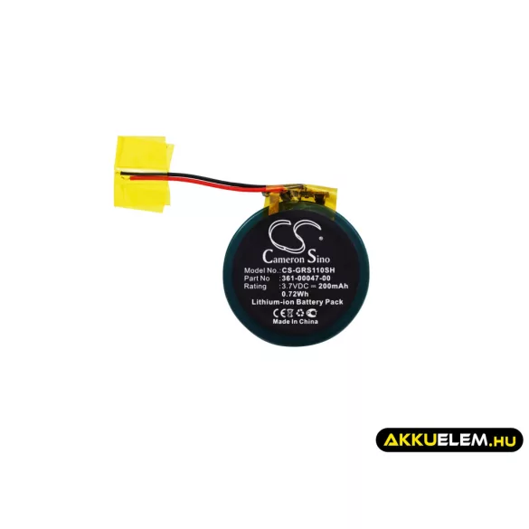 Utángyártott Garmin Okosóra Li-ion akkumulátor 3.7V 200mAh 361-00047-00, 361-00064-00 - CameronSino