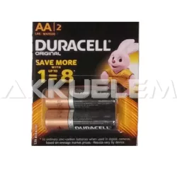   Duracell Simply MN1500 LR6 AA alkáli ceruza elem MN1500 2db/csomag (ár/csomag)