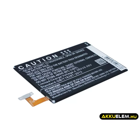 Utángyártott HTC mobil Li-Polymer akkumulátor 3.8V 2840mAh B0PGE100, 35H00236-01M - CameronSino