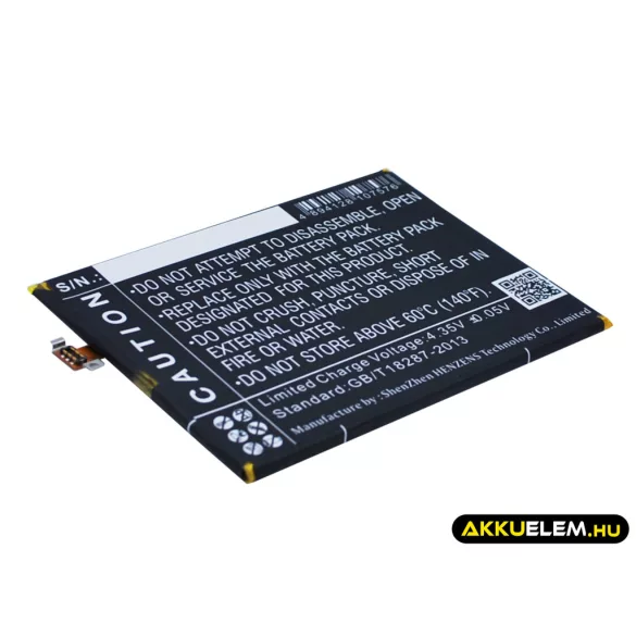 Utángyártott KAZAM mobil Li-ion akkumulátor 3.8V 2050mAh BL0001484 - CameronSino