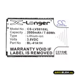 Utángyártott LG mobil Li-ion akkumulátor 3.8V 2000mAh BL-41A1H, EAC62638301 - CameronSino
