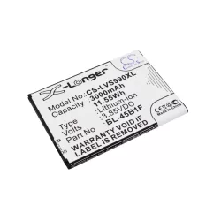   Utángyártott LG mobil Li-ion akkumulátor 3.85V 3000mAh BL-45B1F, EAC63118201 - CameronSino