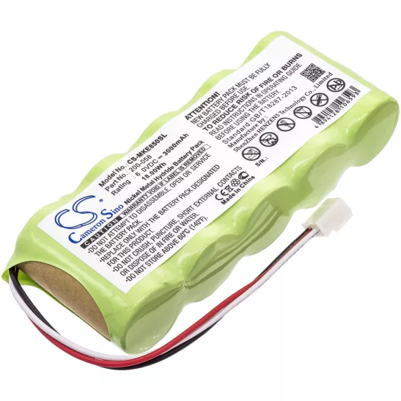 Utángyártott GE egyéb Ni-MH akkumulátor 6V 3000mAh 200-058 - CameronSino