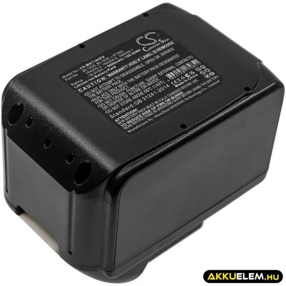 Utángyártott Makita szerszámgép Li-ion akkumulátor 18V 6000mAh 194205-3, BL1830 Akkumulátor LED kijelzővel - CameronSino