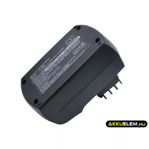Utángyártott Metabo szerszámgép Li-ion akkumulátor 14.4V 3000mAh 6.25482 - CameronSino