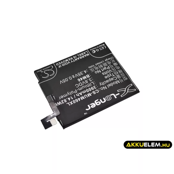 Utángyártott Xiaomi mobil Li-Polymer akkumulátor 3.8V 3900mAh BM46 - CameronSino