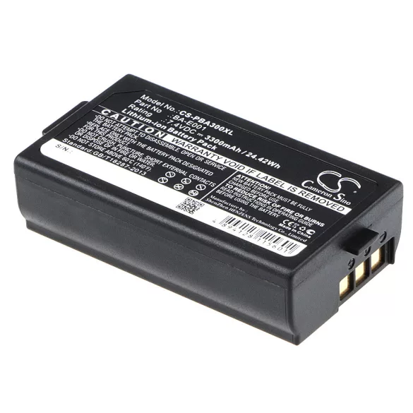 Utángyártott Brother Hordozható nyomtató Li-ion akkumulátor 7.4V 3300mAh BA-E001, PJ7 - CameronSino