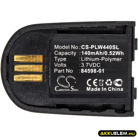 Utángyártott Microsoft Vezeték nélküli fejhallgató Li-Polymer akkumulátor 3.7V 140mAh - CameronSino