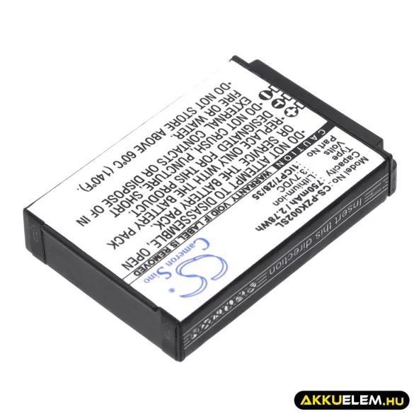 Utángyártott Parrot Vezeték nélküli fejhallgató Li-ion akkumulátor 3.7V 750mAh 1ICP7/28/35 - CameronSino