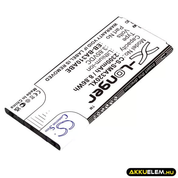 Utángyártott Samsung mobil Li-ion akkumulátor 3.85V 2300mAh EB-BA310ABE, GH43-04562A - CameronSino