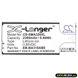 Utángyártott Samsung mobil Li-ion akkumulátor 3.85V 2300mAh EB-BA310ABE, GH43-04562A - CameronSino