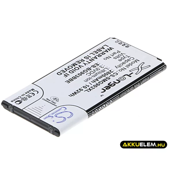 Utángyártott Samsung mobil Li-ion akkumulátor 3.9V 2800mAh EB-BG903BBE, EB-BG903BBA X-hosszabb támogatás NFC-vel. Nem fogadok el OEM-t - CameronSino