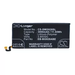  Utángyártott Samsung mobil Li-Polymer akkumulátor 3.85V 3000mAh EB-BG928ABE, GH43-04526A - CameronSino