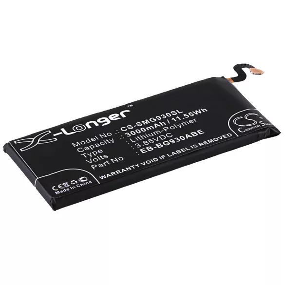 Utángyártott Samsung mobil Li-Polymer akkumulátor 3.85V 3000mAh EB-BG930ABE, EB-BG930ABA - CameronSino
