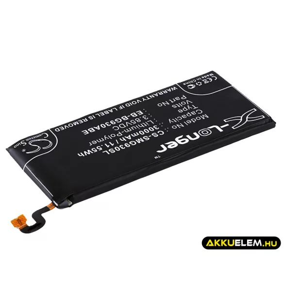 Utángyártott Samsung mobil Li-Polymer akkumulátor 3.85V 3000mAh EB-BG930ABE, EB-BG930ABA - CameronSino