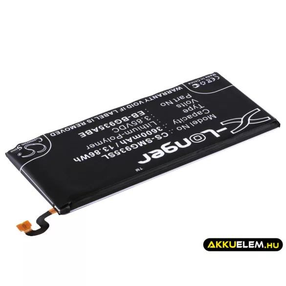 Utángyártott Samsung mobil Li-Polymer akkumulátor 3.85V 3600mAh EB-BG935ABE, EB-BG935ABA - CameronSino