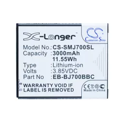   Utángyártott Samsung mobil Li-ion akkumulátor 3.85V 3000mAh EB-BJ700BBC, EB-BJ700CBE - CameronSino