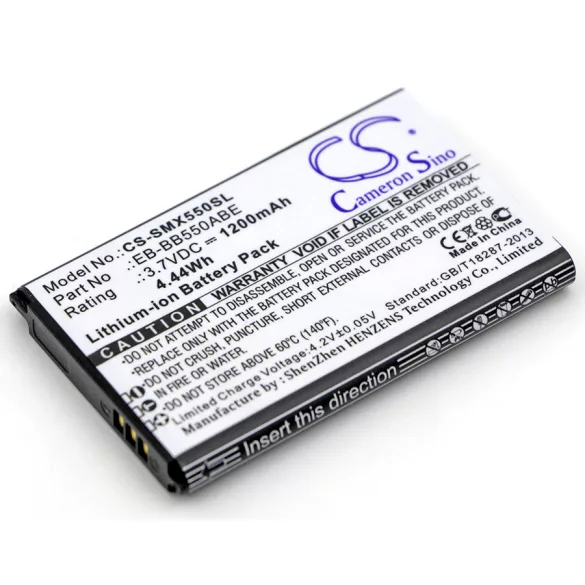 Utángyártott Samsung mobil Li-ion akkumulátor 3.7V 1200mAh EB-BB550ABE - CameronSino