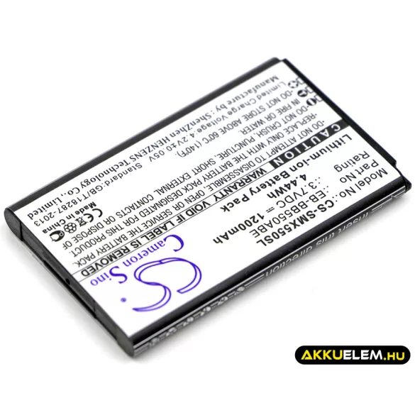 Utángyártott Samsung mobil Li-ion akkumulátor 3.7V 1200mAh EB-BB550ABE - CameronSino