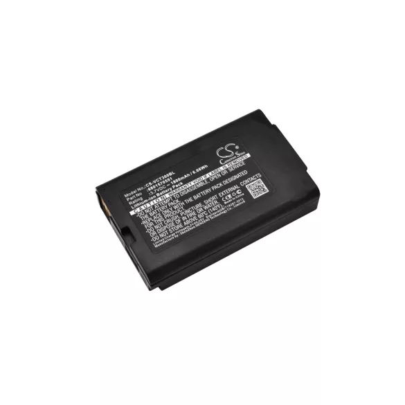 Utángyártott VECTRON Fizetési terminál Li-ion akkumulátor 3.7V 1800mAh 6801570551, B30 - CameronSino