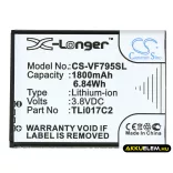 Utángyártott Vodafone mobil Li-ion akkumulátor 3.8V 1800mAh TLi017C2 - CameronSino