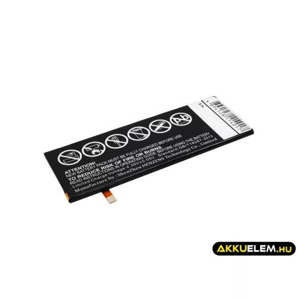 Utángyártott Wiko mobil Li-Polymer akkumulátor 3.8V 2300mAh TLP15016, S104-Q14000-001 - CameronSino