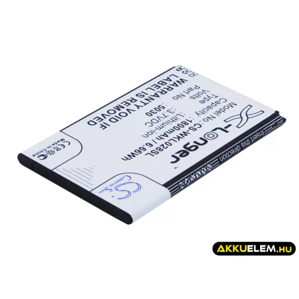 Utángyártott Wiko mobil Li-ion akkumulátor 3.7V 1800mAh 5030 - CameronSino