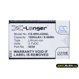 Utángyártott Wiko mobil Li-ion akkumulátor 3.7V 1800mAh 5030 - CameronSino